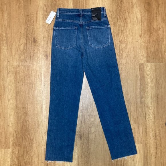 J Brand Jules High-Rise Ankle Straight Leg Embellished Urbanite Denim Jeans - Picture 4 of 15